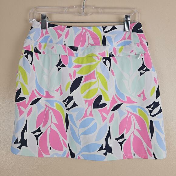 Tommy Bahama Women's Color Leaves Golf Skort UPF 50 Pockets Size S - Picture 2 of 7
